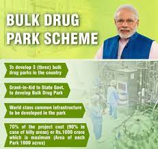 Bulk Drug Park Scheme; Attempt to capture Pharmaceutical Industry to 1.4 trillion USD market